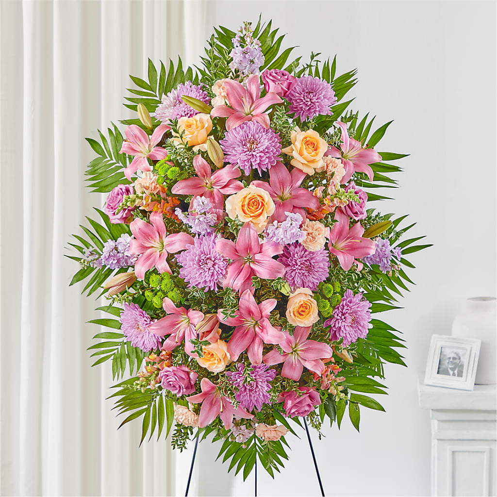 Love & Light Standing Spray – Serrano Flowers, Riverside CA