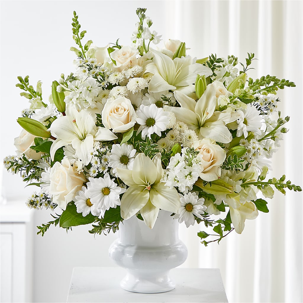 Uplifting Urn Arrangement – Serrano Flowers, Riverside CA