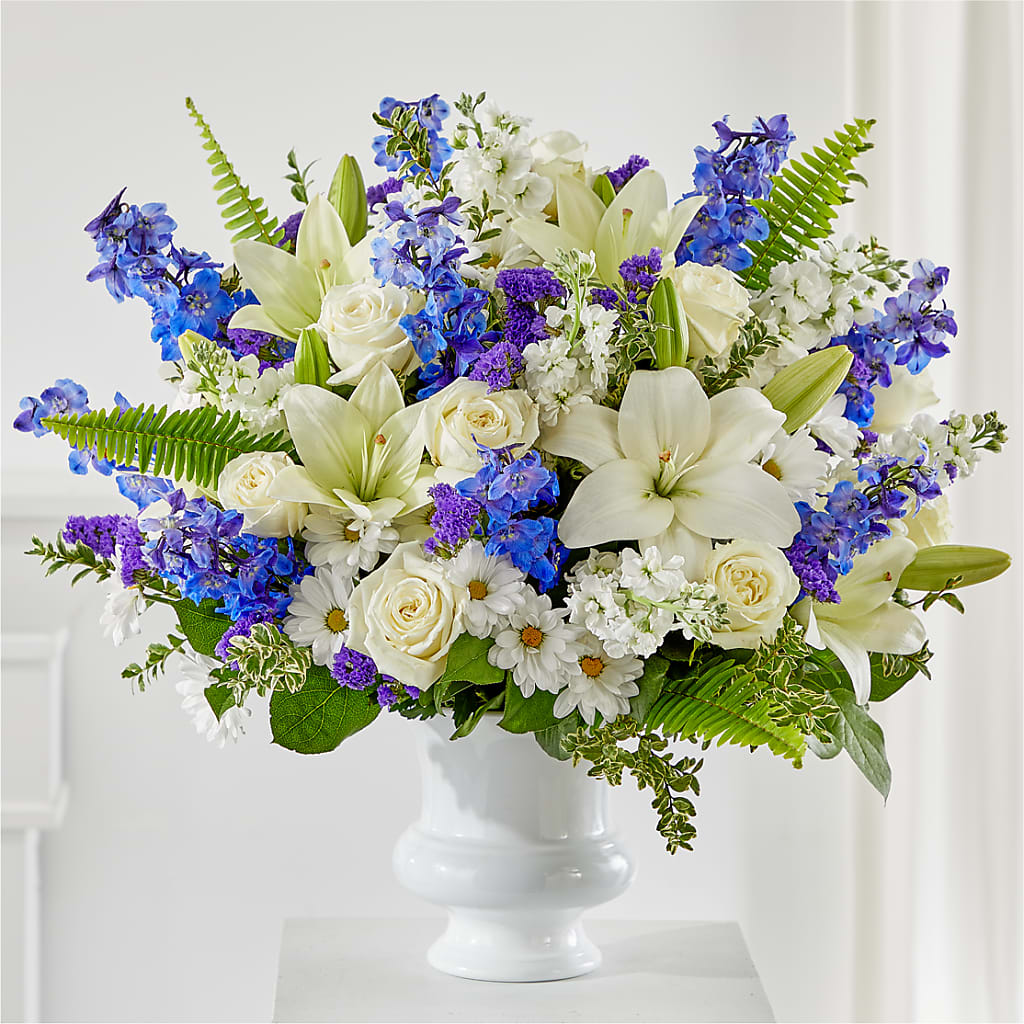 Expressions of Hope Urn Arrangement – Serrano Flowers, Riverside CA