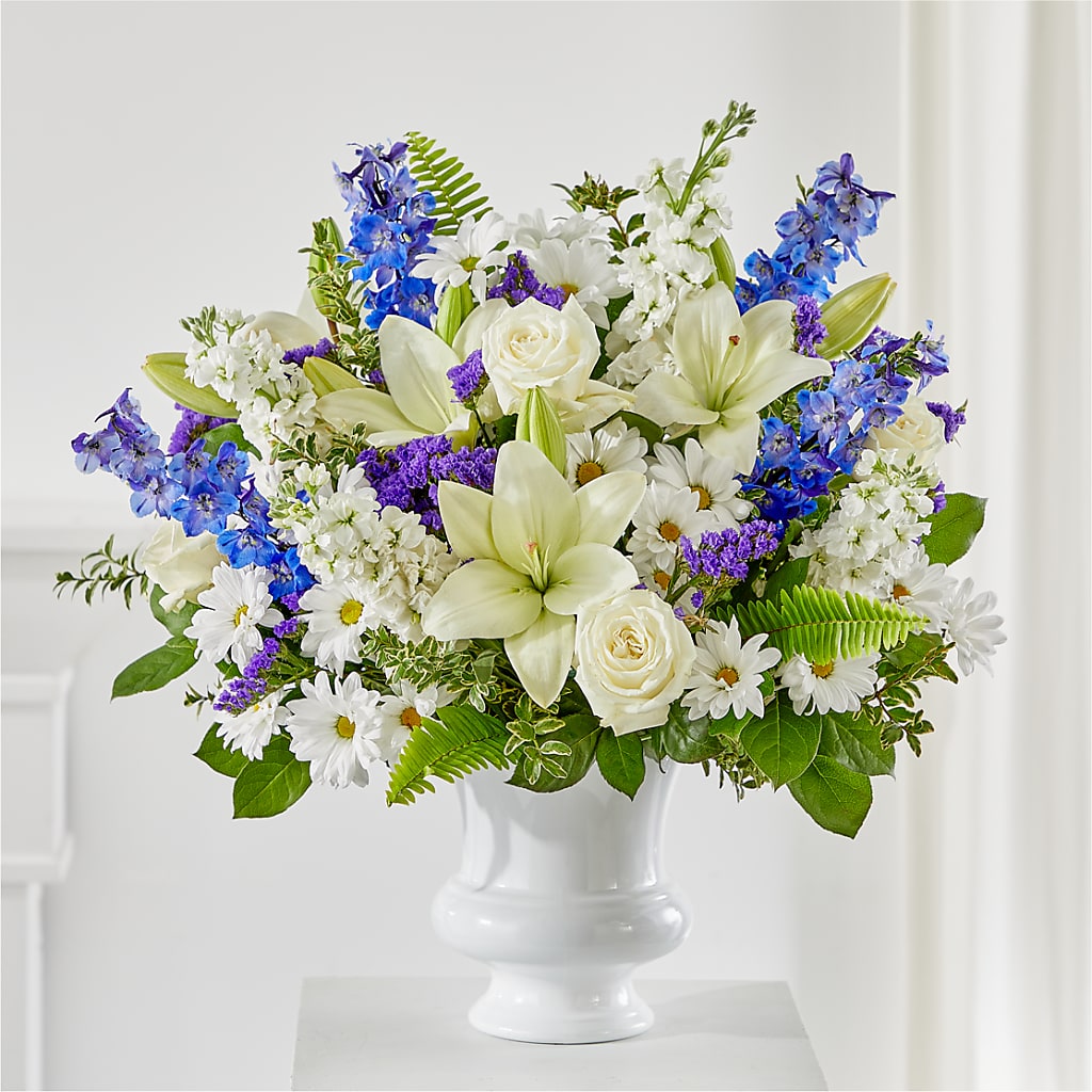 Expressions of Hope Urn Arrangement – Serrano Flowers, Riverside CA