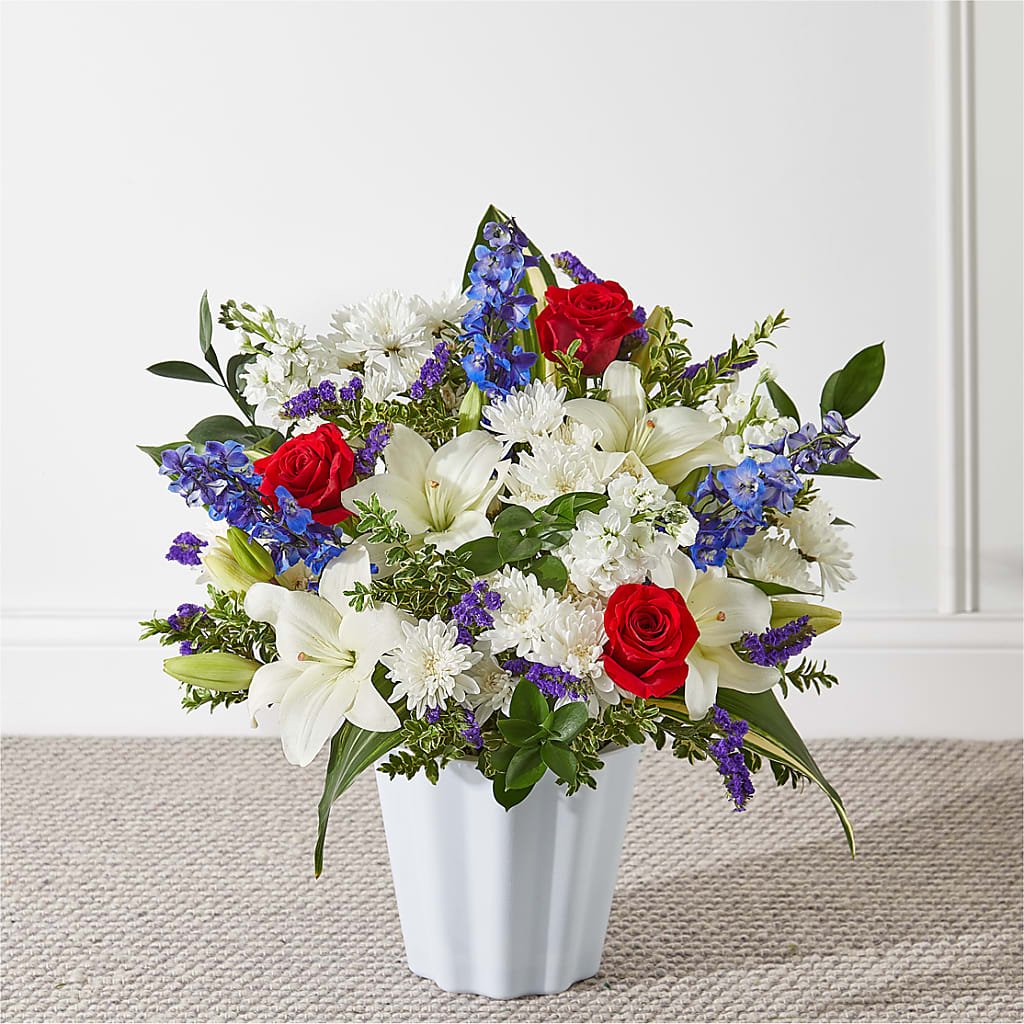Consoled Floor Basket – Serrano Flowers, Riverside CA