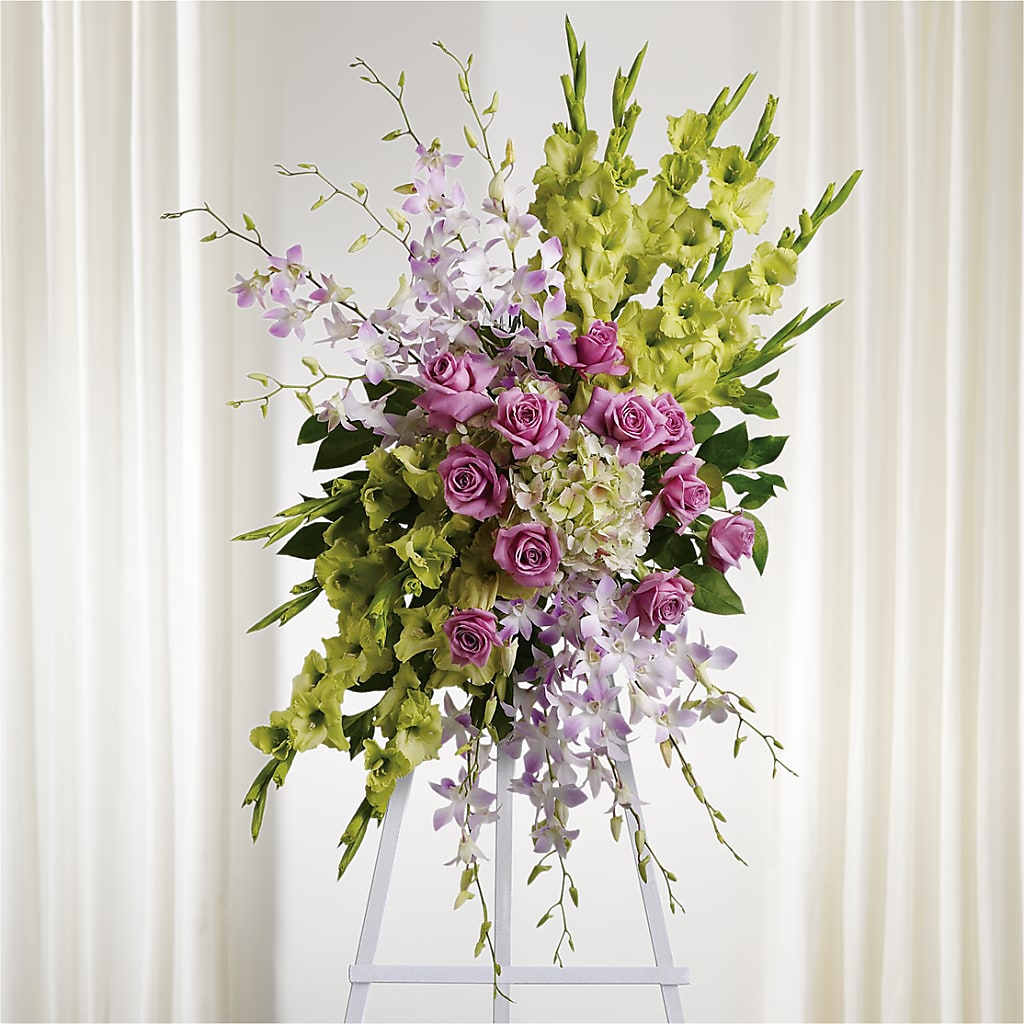 Lasting Legacy Standing Spray – Serrano Flowers, Riverside CA
