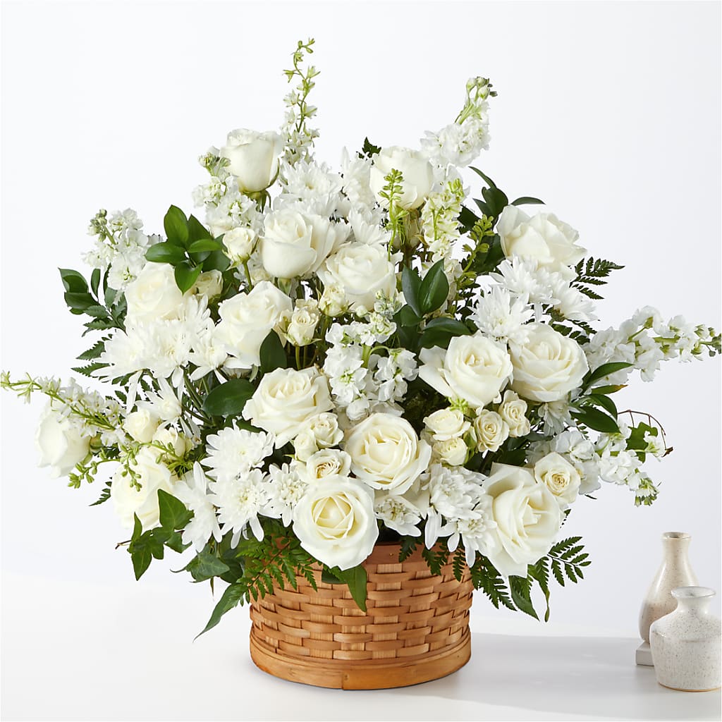 Heartfelt Condolences Arrangement – Serrano Flowers, Riverside CA