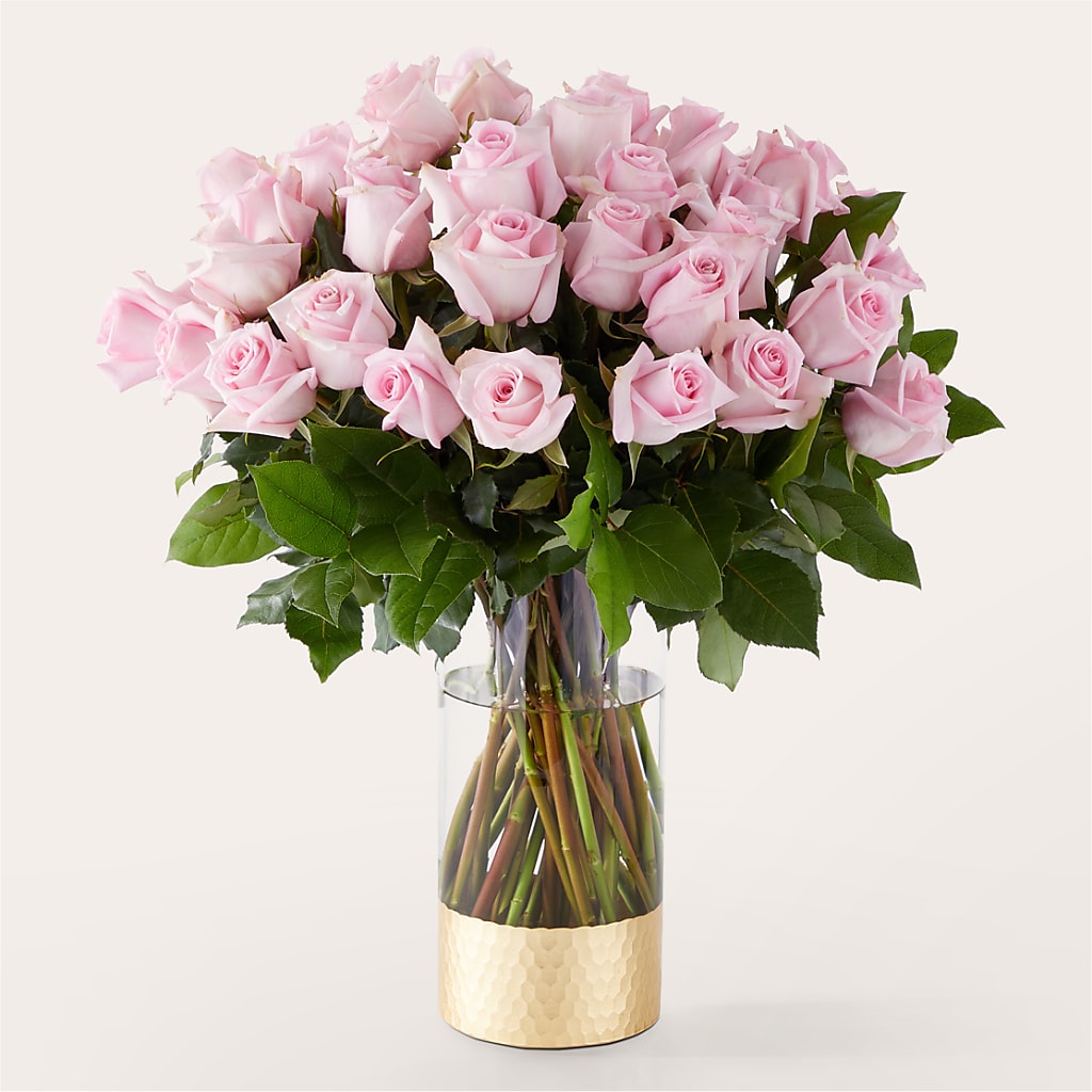 Picture Perfect Pink Rose Bouquet – Serrano Flowers, Riverside CA