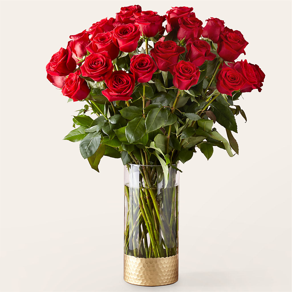 Classic Love Red Rose Bouquet – Serrano Flowers, Riverside CA