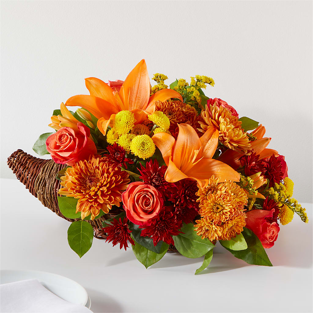 Bouquet of Blessings Cornucopia – Serrano Flowers, Riverside CA