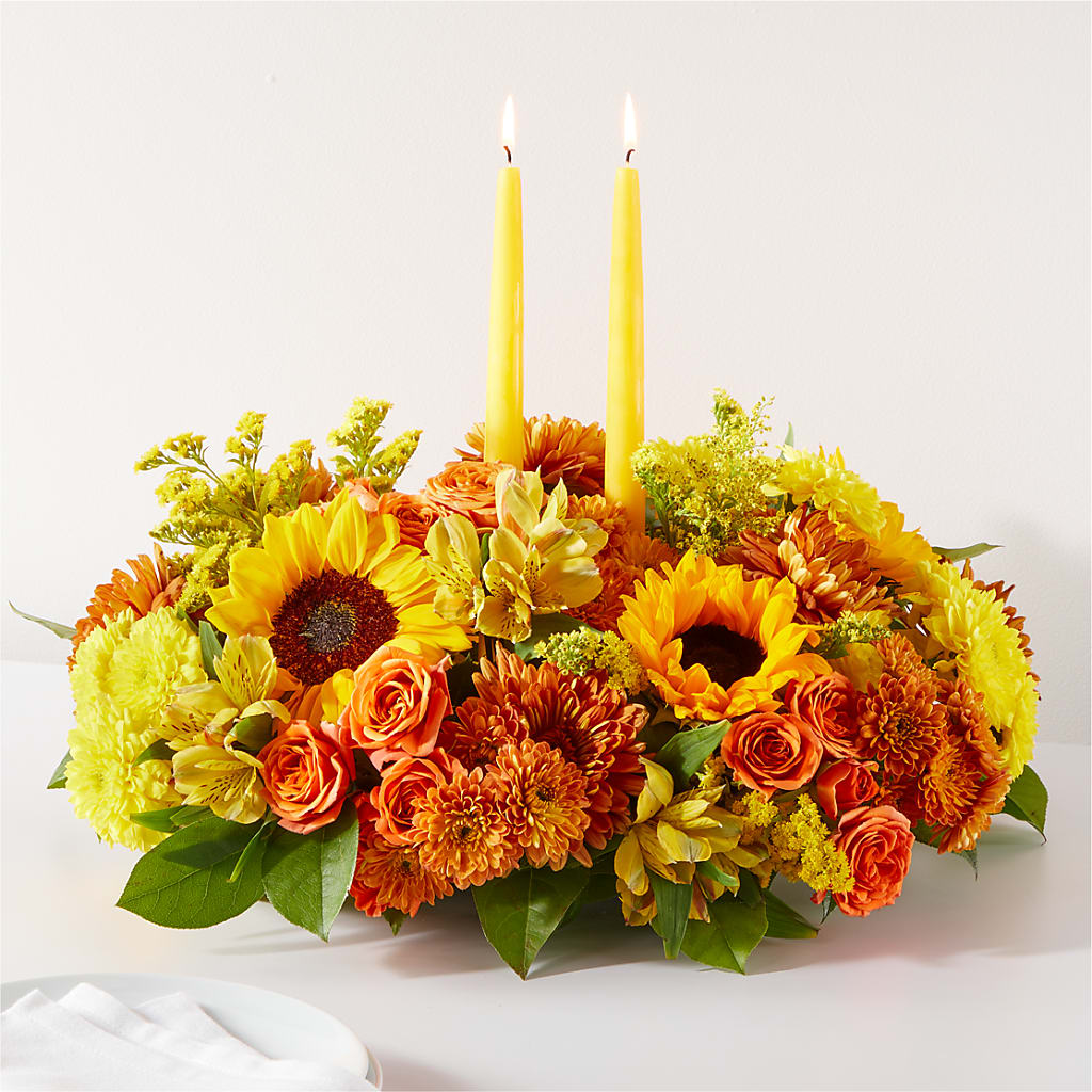 Autumn Harmony Centerpiece – Serrano Flowers, Riverside CA