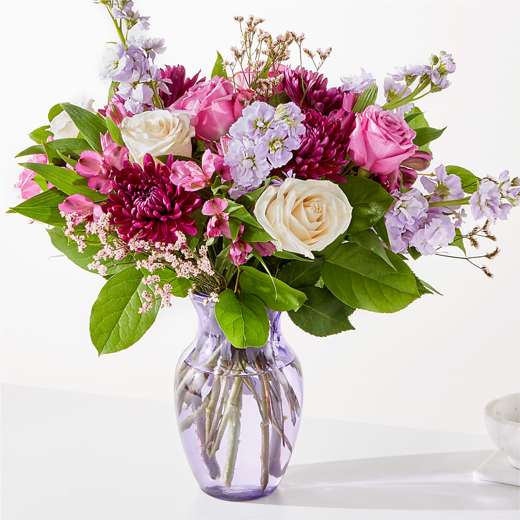 Amethyst Dreams Bouquet – Serrano Flowers, Riverside CA