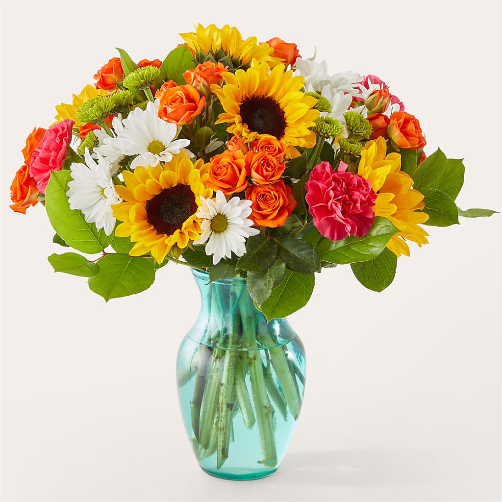 Sun-drenched Blooms Bouquet – Serrano Flowers, Riverside CA