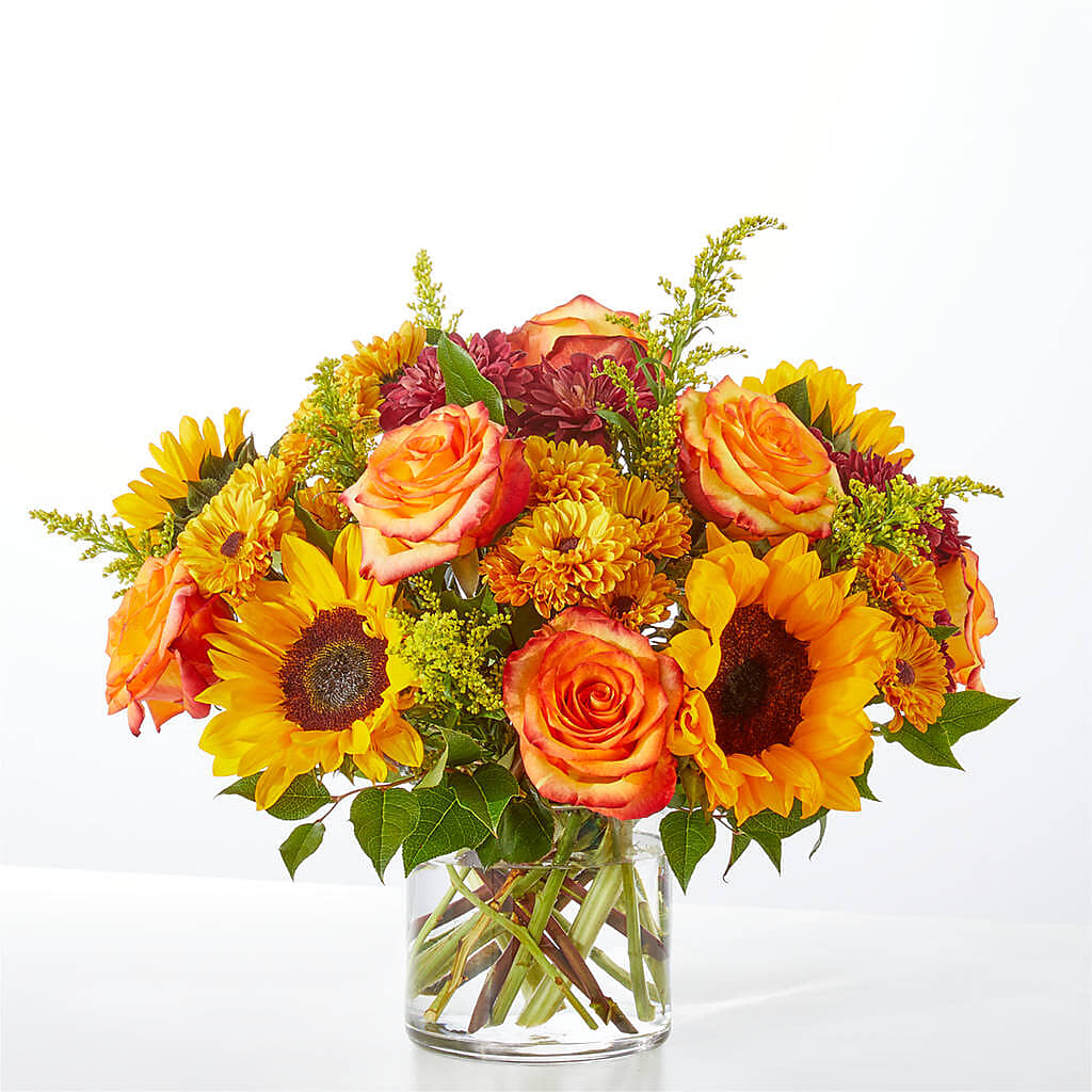 Flannel Scarf Bouquet – Serrano Flowers, Riverside CA