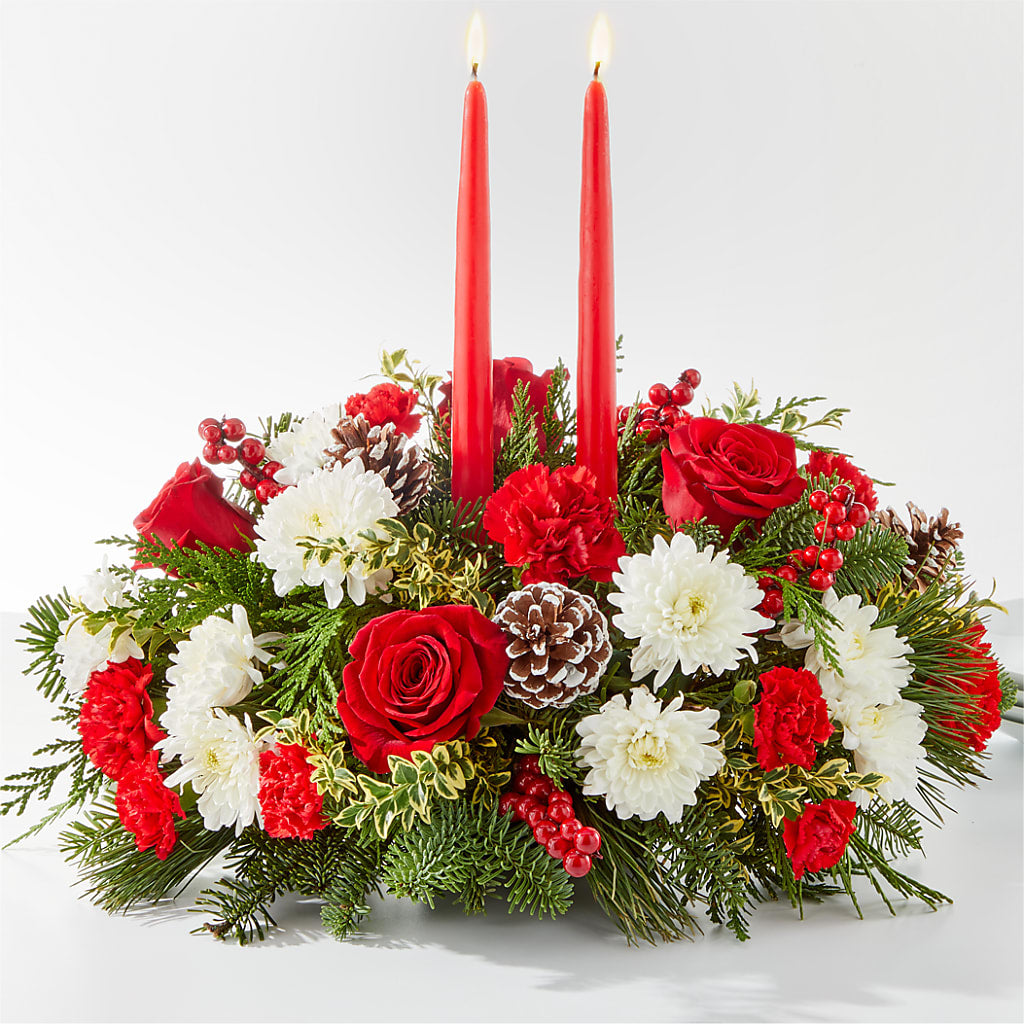 Holiday Soiree Centerpiece – Serrano Flowers, Riverside CA