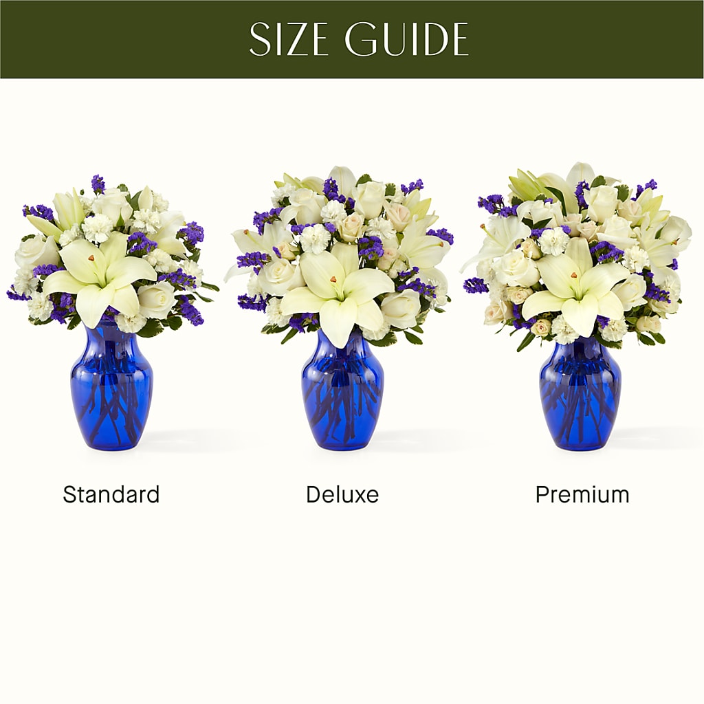 Sapphire Rush Bouquet – Serrano Flowers, Riverside CA