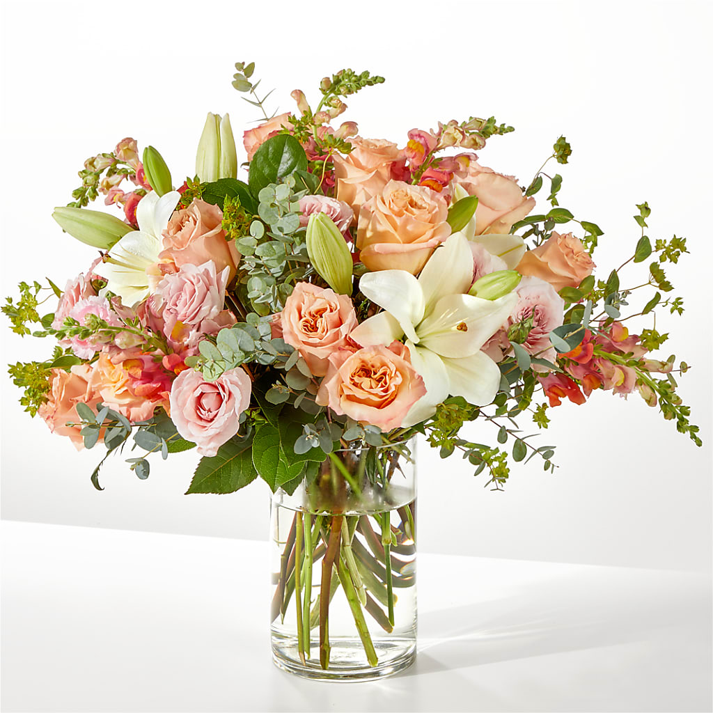Grapefruit Splash Bouquet – Serrano Flowers, Riverside CA
