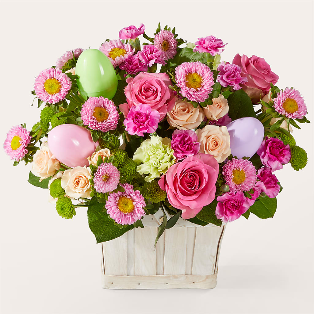 Get Eggcited Basket – Serrano Flowers, Riverside CA