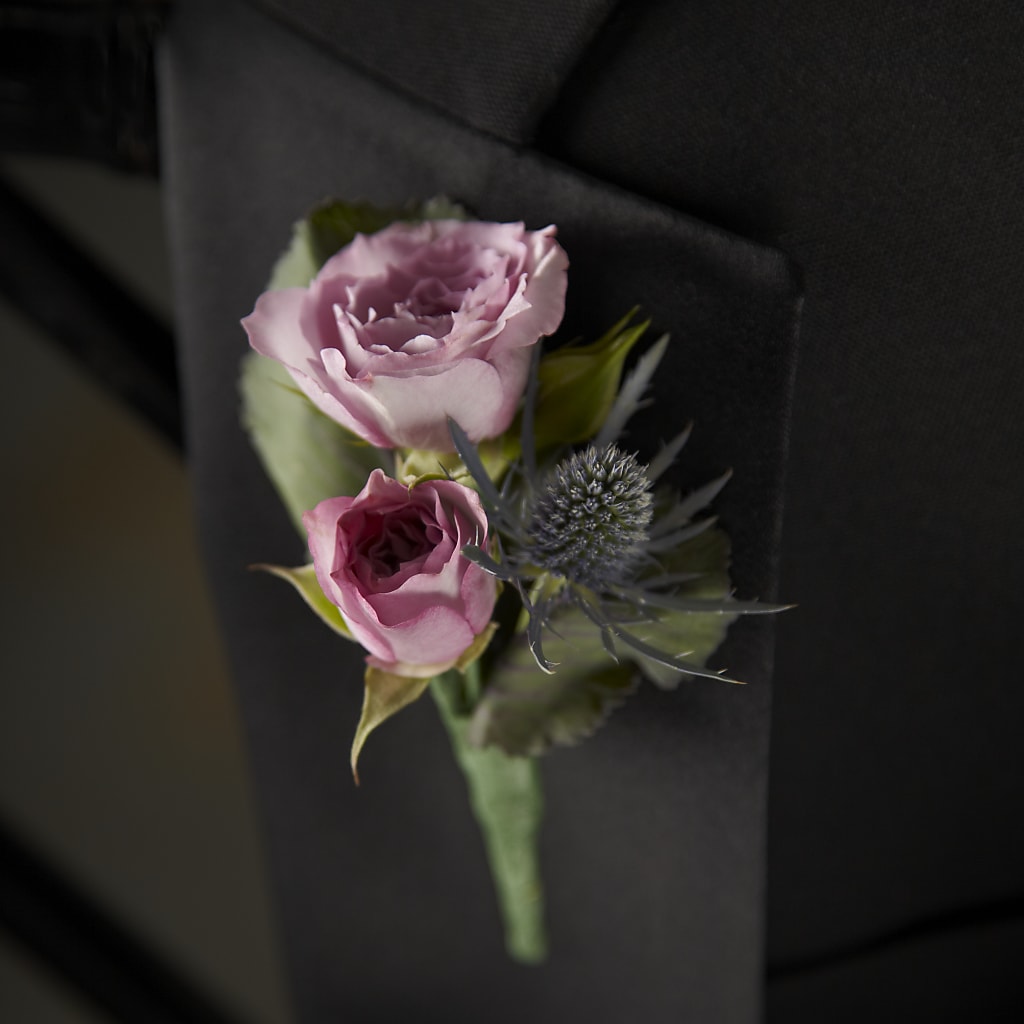 Veronica Boutonniere – Serrano Flowers, Riverside CA