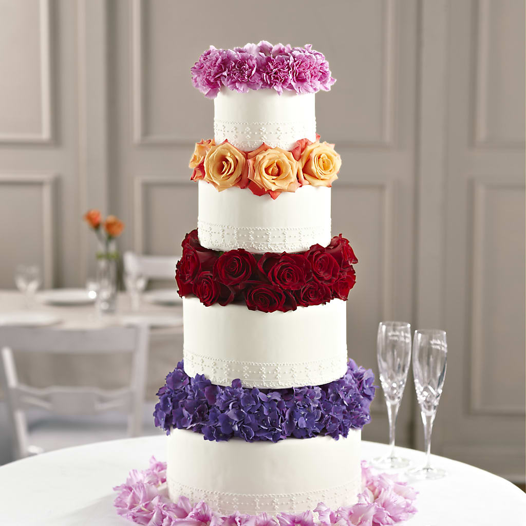 Infinite Love Cake Décor – Serrano Flowers, Riverside CA