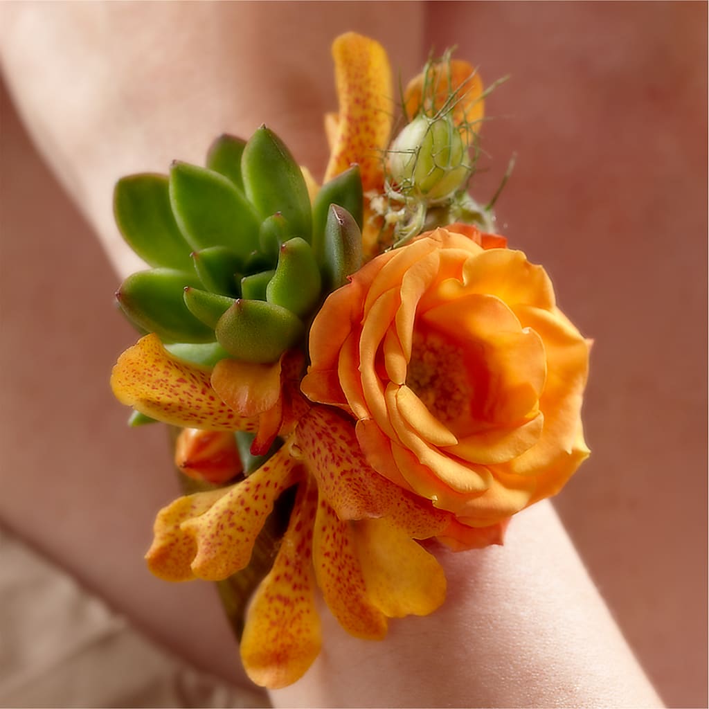 Irresistible Love Wrist Corsage – Serrano Flowers, Riverside CA