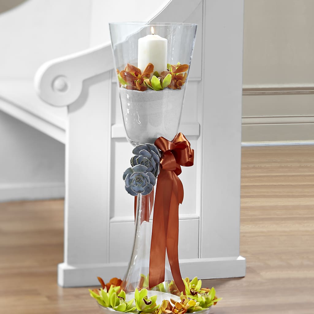 Matrimony Pew Decor – Serrano Flowers, Riverside CA