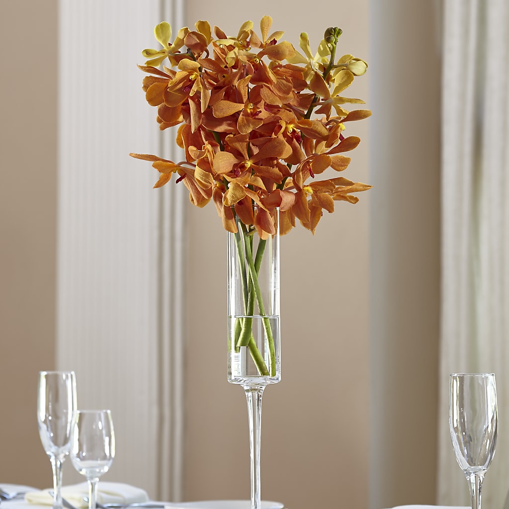 Orange Mokara Bouquet – Serrano Flowers, Riverside CA