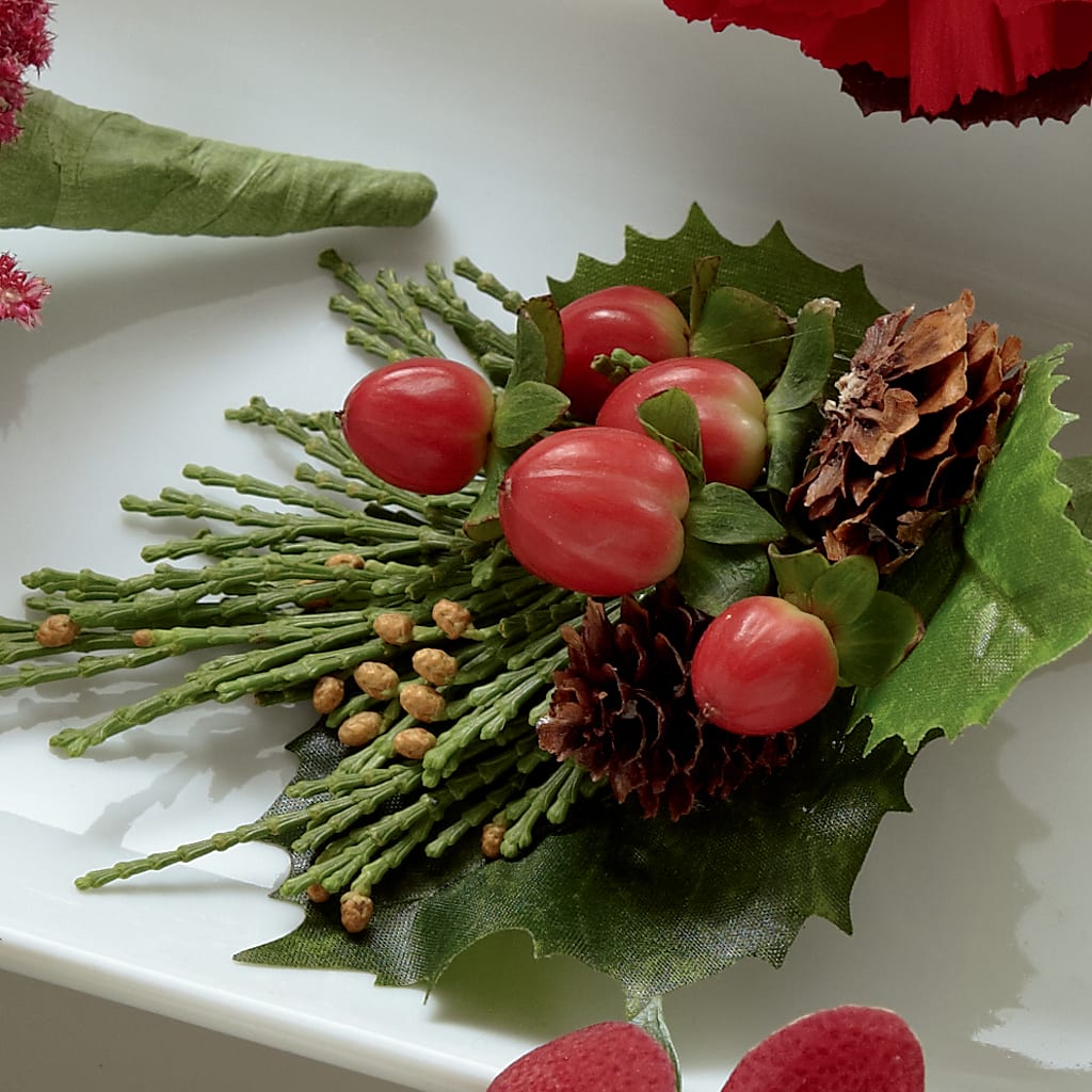 Red Berry Boutonniere – Serrano Flowers, Riverside CA