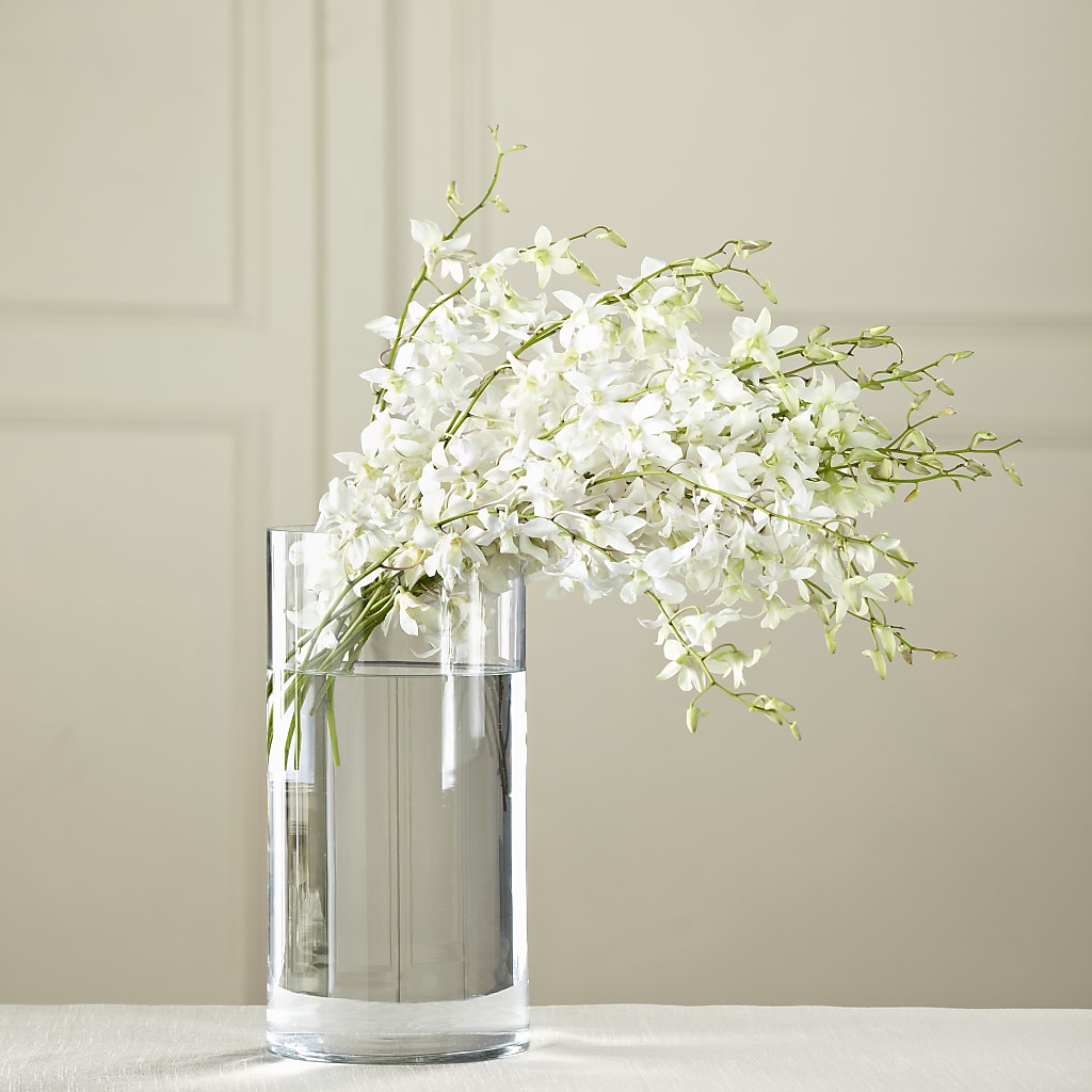 White Dendrobium Bouquet – Serrano Flowers, Riverside CA