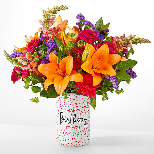 Birthday Palooza Bouquet –  Serrano Flowers, Riverside CA