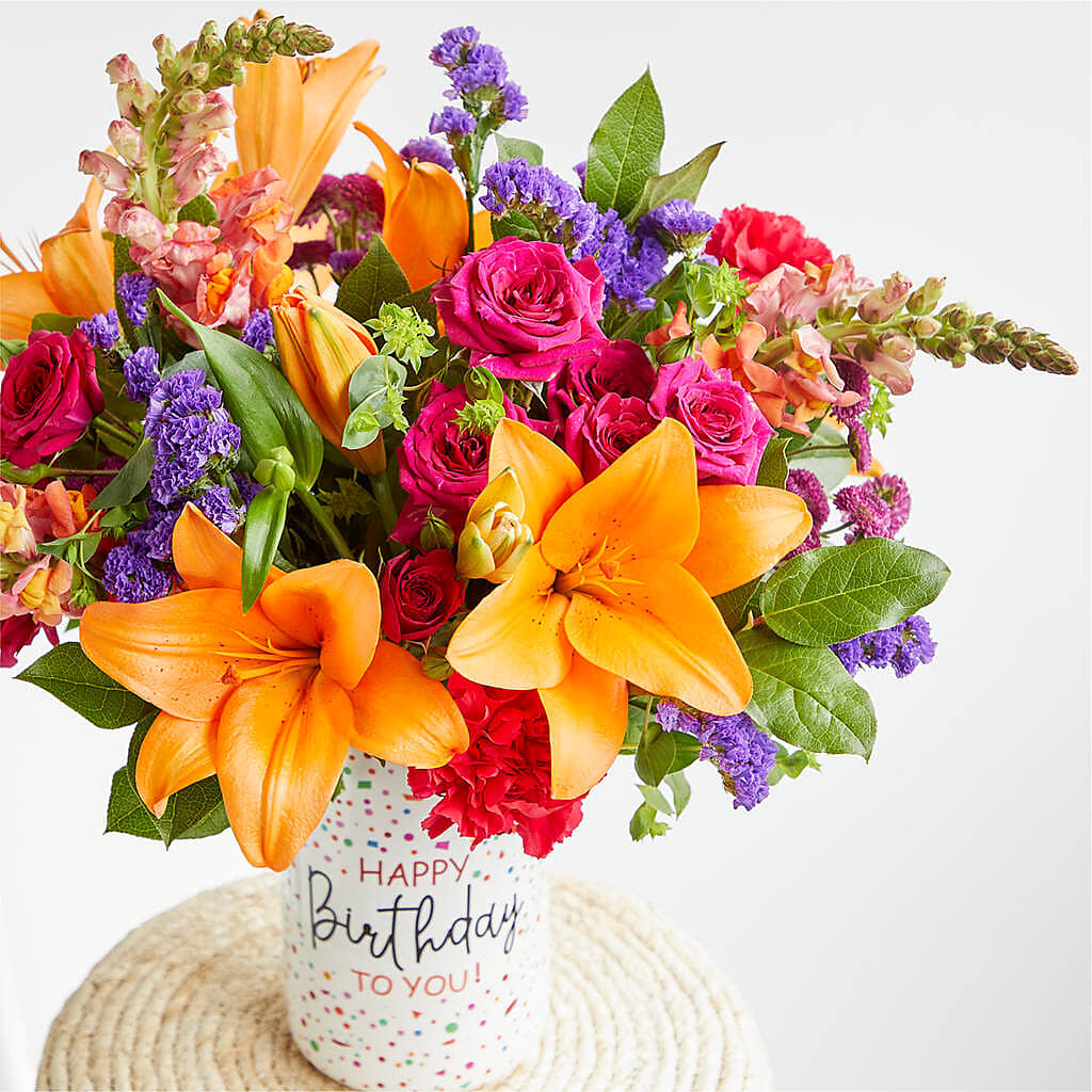 Birthday Palooza Bouquet –  Serrano Flowers, Riverside CA