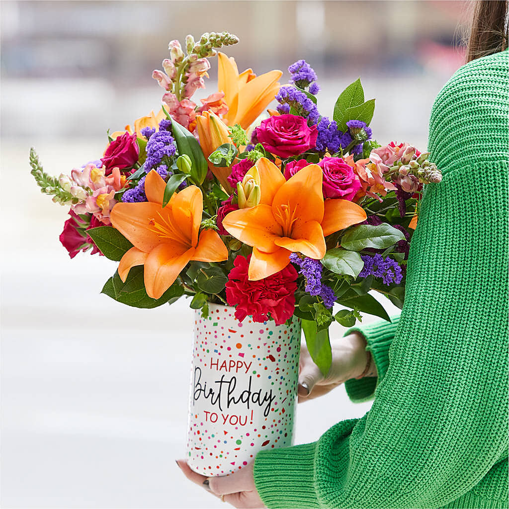 Birthday Palooza Bouquet –  Serrano Flowers, Riverside CA
