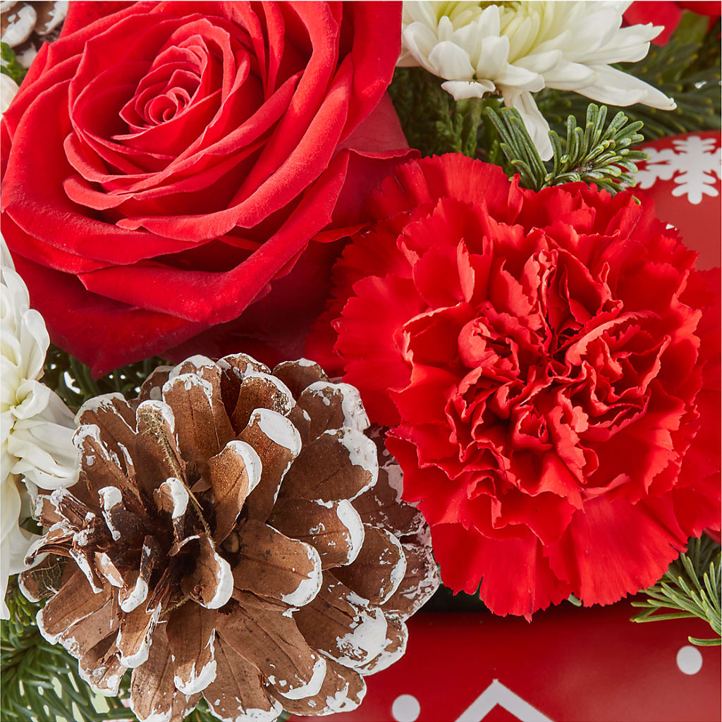 Christmas Village Ornament –  Serrano Flowers, Riverside CA