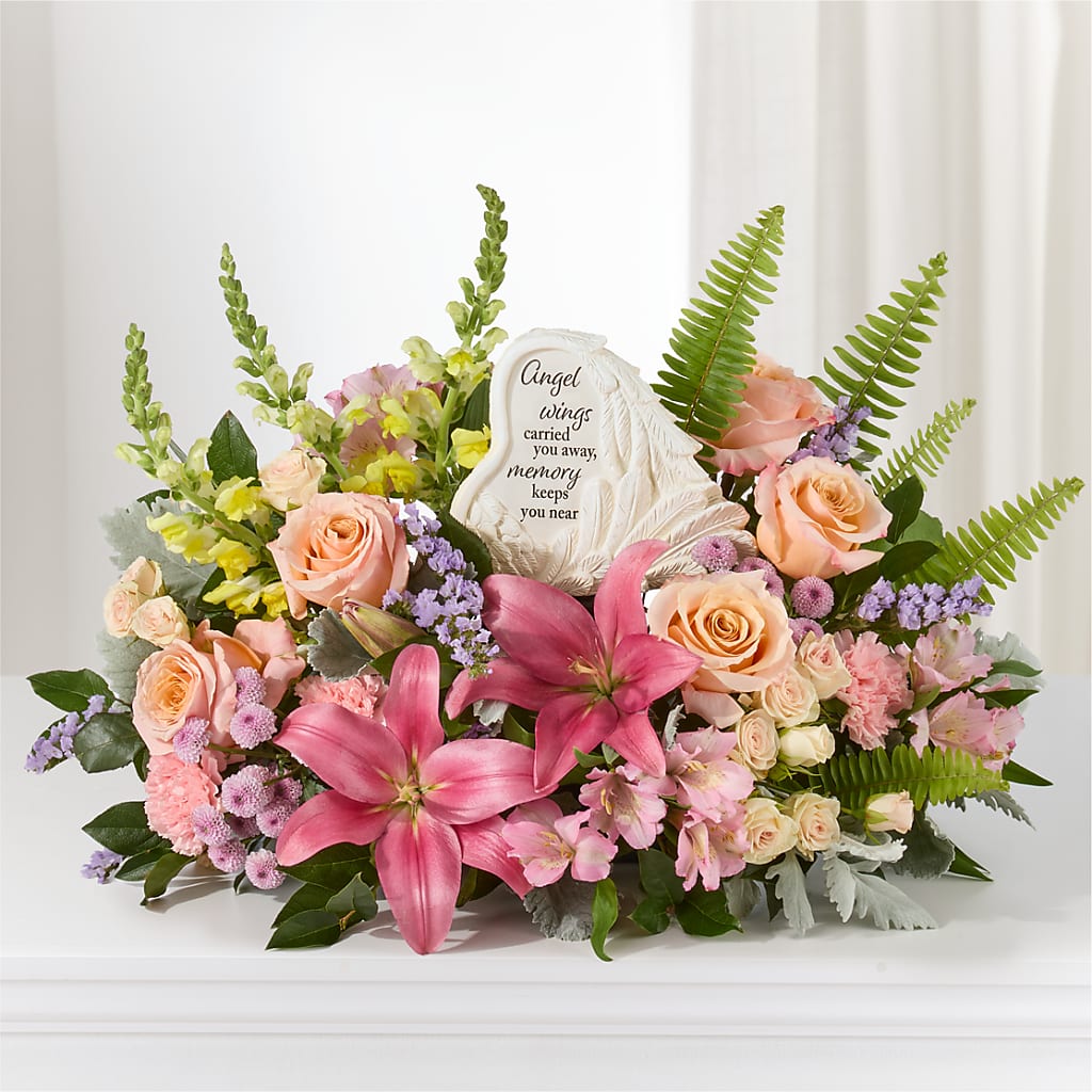 Gentle Light Arrangement –  Serrano Flowers, Riverside CA