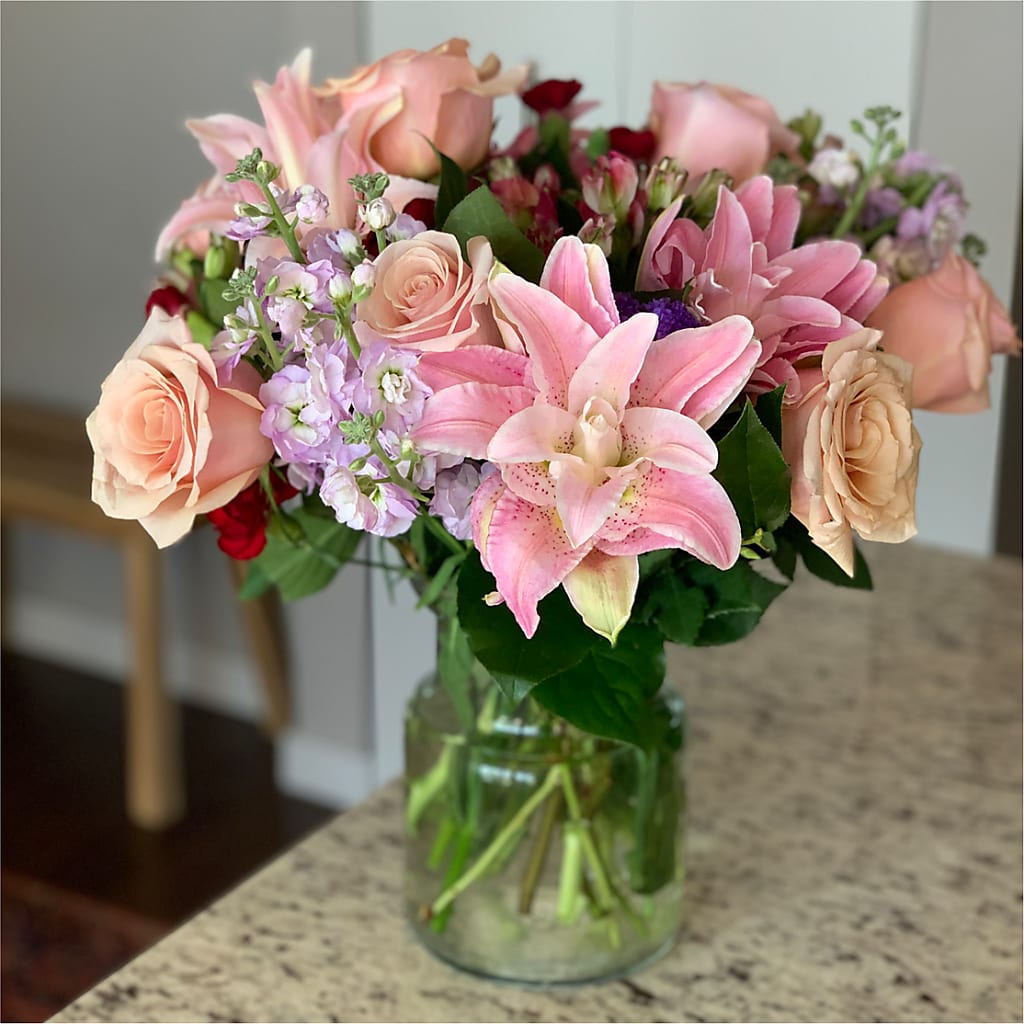 Romantique Bouquet –  Serrano Flowers, Riverside CA