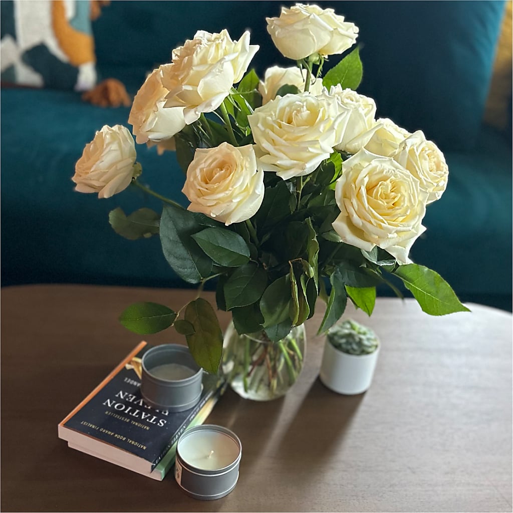 Long Stem Yellow Rose Bouquet –  Serrano Flowers, Riverside CA