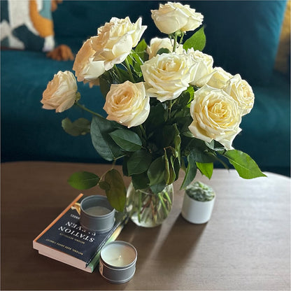 Long Stem Yellow Rose Bouquet –  Serrano Flowers, Riverside CA