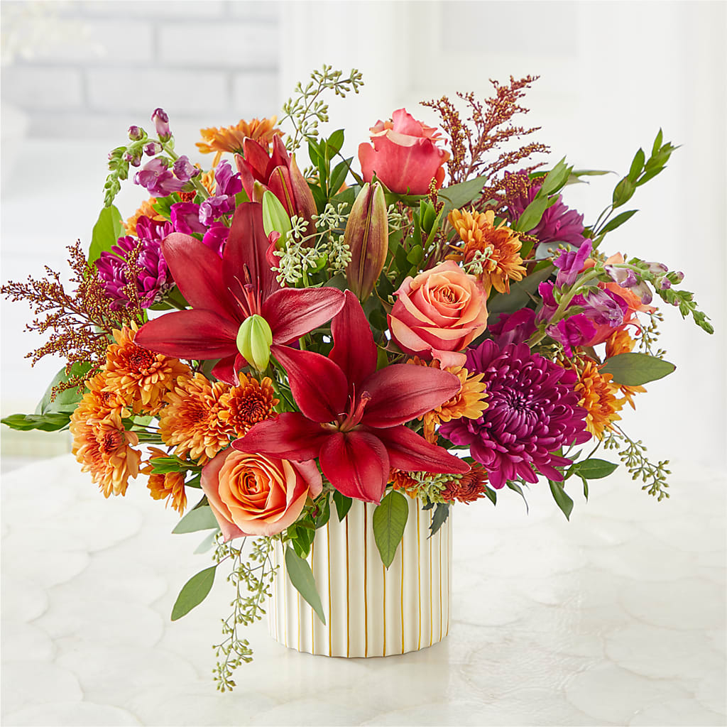Burgundy Landscape Bouquet –  Serrano Flowers, Riverside CA