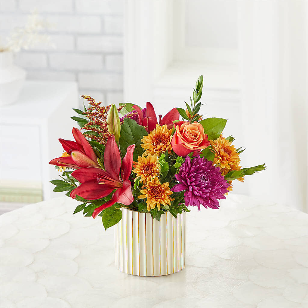 Burgundy Landscape Bouquet –  Serrano Flowers, Riverside CA