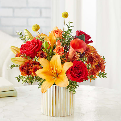 Scarlet Skies Bouquet –  Serrano Flowers, Riverside CA
