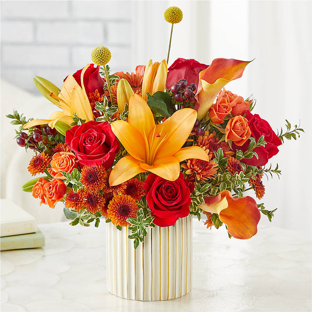 Scarlet Skies Bouquet –  Serrano Flowers, Riverside CA