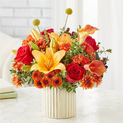 Scarlet Skies Bouquet –  Serrano Flowers, Riverside CA