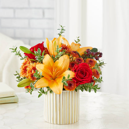 Scarlet Skies Bouquet –  Serrano Flowers, Riverside CA