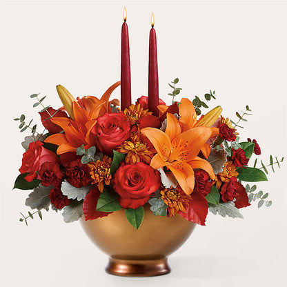 Fruits of Fall Centerpiece –  Serrano Flowers, Riverside CA