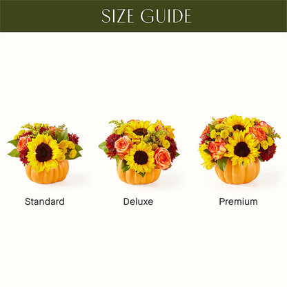Golden Gourd Pumpkin Bouquet –  Serrano Flowers, Riverside CA