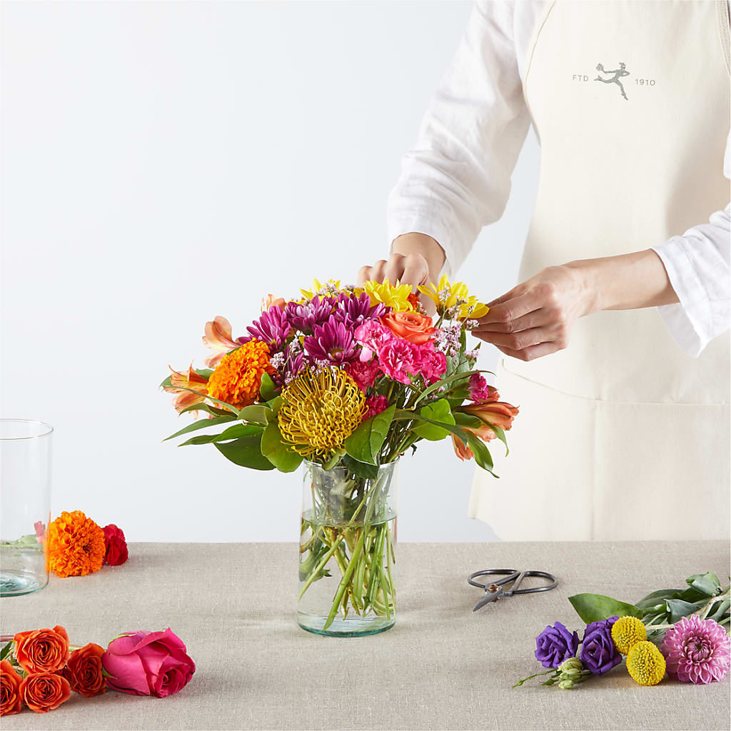 Feast of Color – A Florist Original –  Serrano Flowers, Riverside CA
