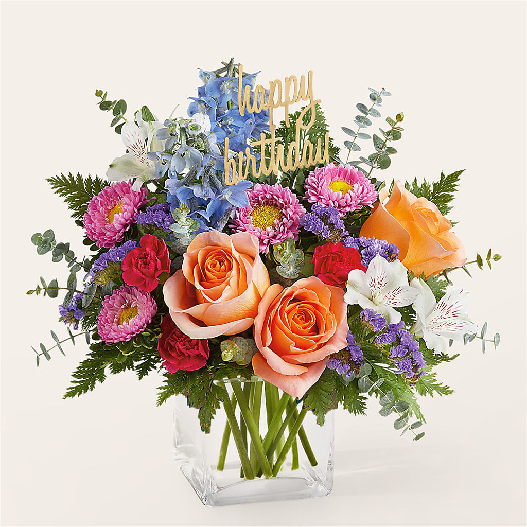 Birthday Bash Bouquet –  Serrano Flowers, Riverside CA