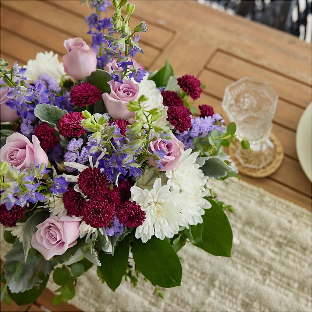 Violet Frost Bouquet –  Serrano Flowers, Riverside CA