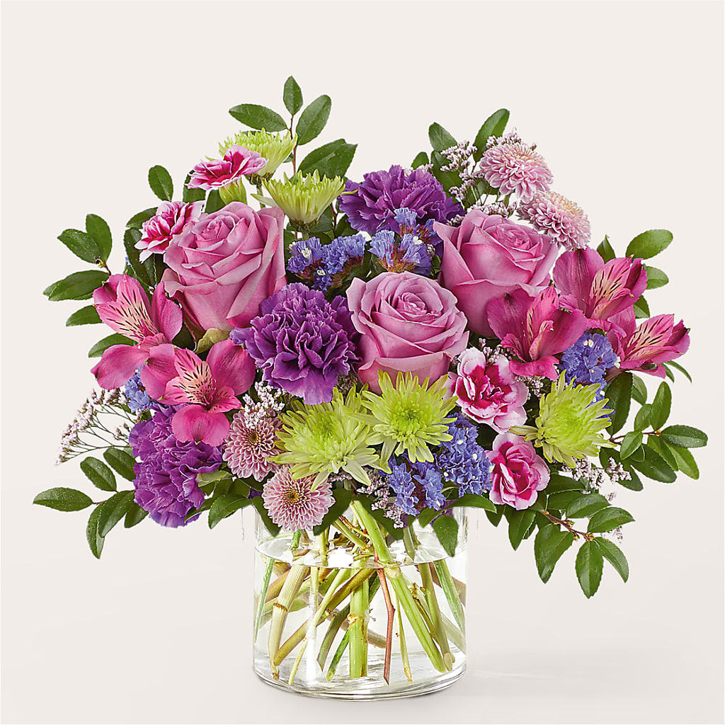 Glass Half Full Bouquet –  Serrano Flowers, Riverside CA