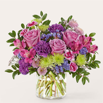 Glass Half Full Bouquet –  Serrano Flowers, Riverside CA