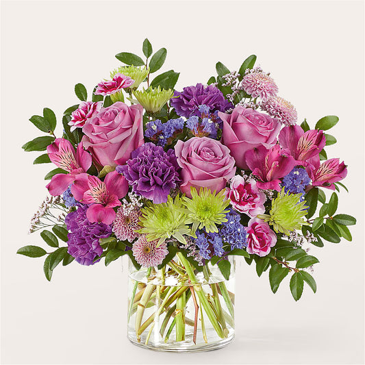 Glass Half Full Bouquet –  Serrano Flowers, Riverside CA