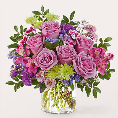 Glass Half Full Bouquet –  Serrano Flowers, Riverside CA