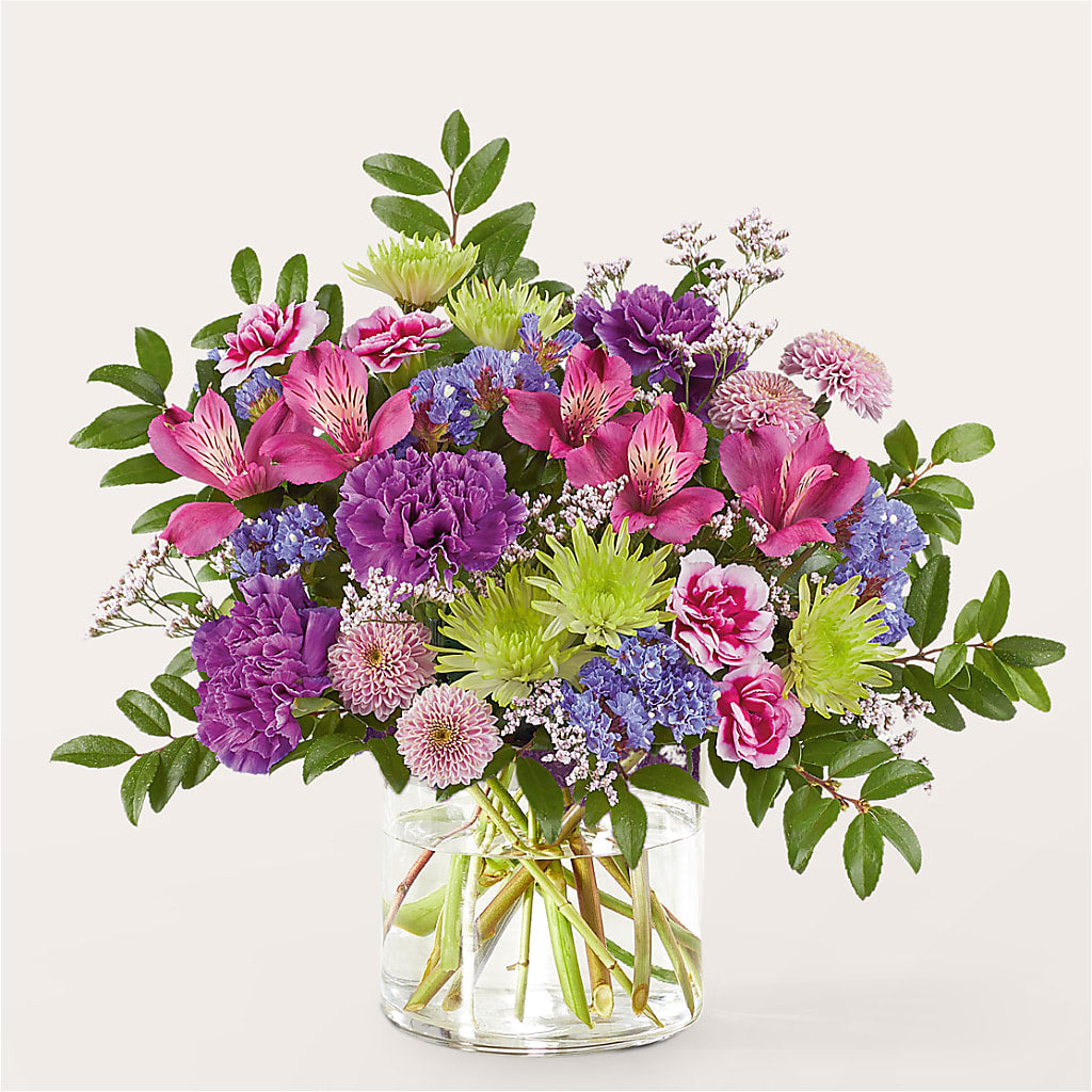 Glass Half Full Bouquet –  Serrano Flowers, Riverside CA