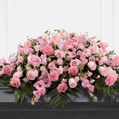 Garden of Comfort Casket Spray (Standard) –  Serrano Flowers, Riverside CA